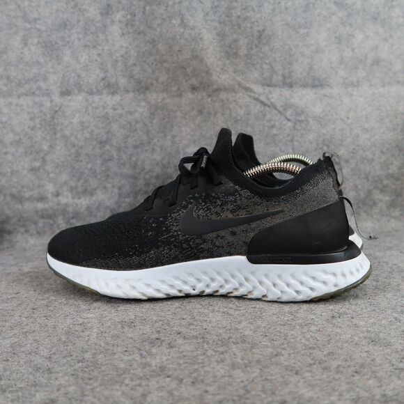 Nike Shoes Womens 8 Athletic Trainers Epic React Flyknit Running Active Black - Picture 4 of 12